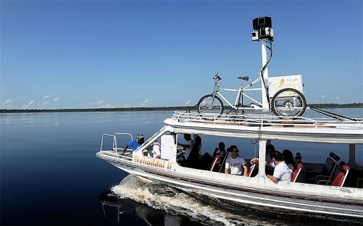 Google Street View Hits the Open Waters to Share Environment in the Amazon » Design You Trust – Design and Beyond! #photo #camera #360 #street #google #brazil #view #amazonas