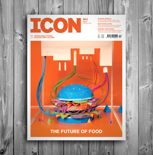 The Future ofÂ Food #cut #sculpture #diecut #cover #paper #3d