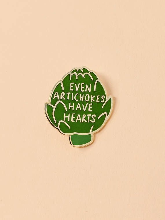 Artichoke Pin // Hard Enamel Enamel Pin Pin Lapel Pin