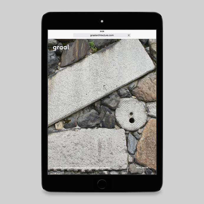 Graal Architecture by Untitled — Paris #web design #website