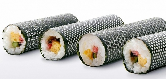 lasercut nori for designer sushi #seaweed