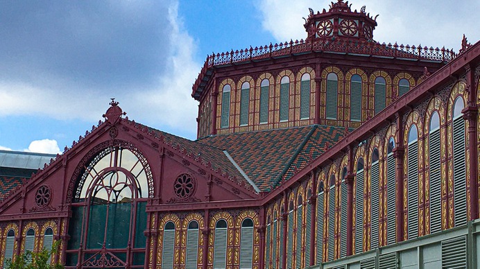 Top of a Barcelona Building