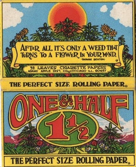 #70s rolling paper #packaging