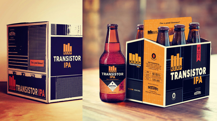 Transistor IPA #packaging #typography