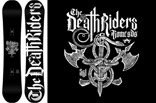 DEATH RIDERS : SHAWN DUMONT #rome #dumont #logo #shawn #snowboard #snowboards #type