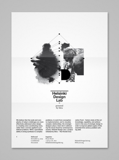 Helsinki Design Lab | Shiro to Kuro #poster #paper