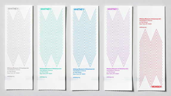 Whitney Logo and Identity #whitney #identity #experimental #jetset