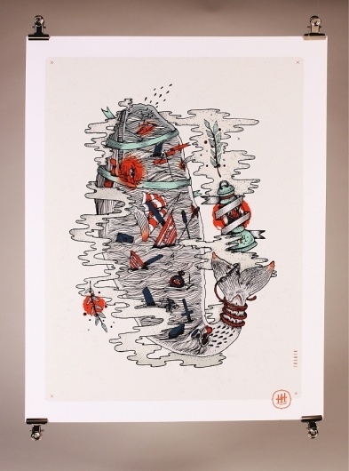 Bilder auf der Haut #illustration #poster