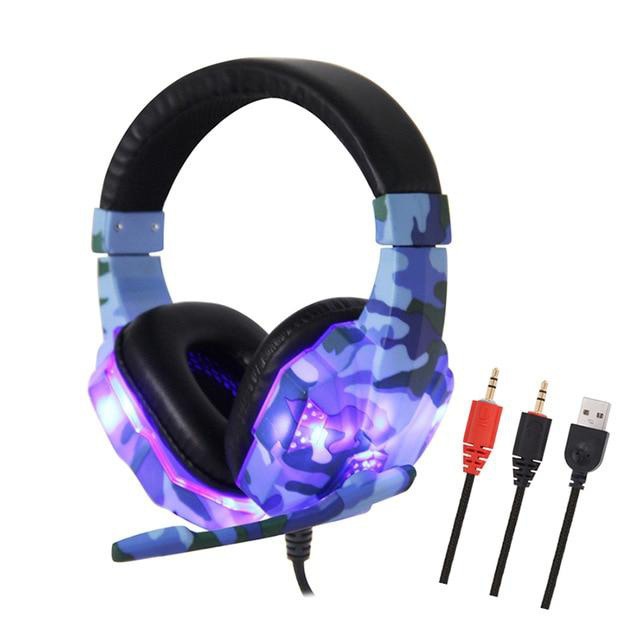 High Grade Led Light Wired Headset - Shop For Gamers