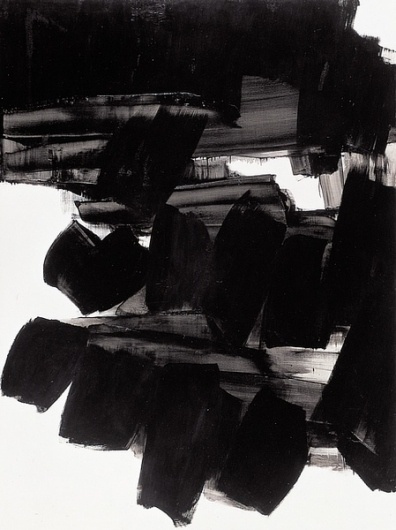 - bleu rouge noir blanc, Pierre Soulages — Designspiration #bw