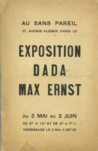 Exposition Dada Max Ernst #dada #art