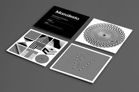 Actualité / Du noir et blanc, des illusions et du mouvement / étapes: design & culture visuelle #and #white #black #typography