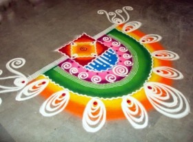 Beautiful rangoli design