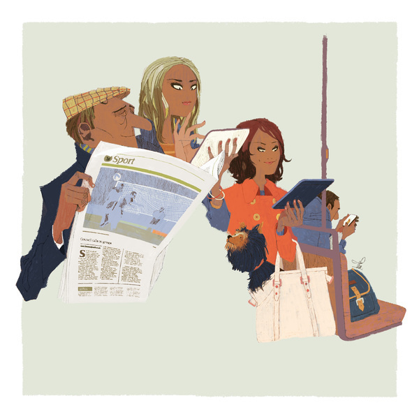The Touch Agency Trust Magazine by The Tree House Press/Marc Aspinall #illustration #editorial