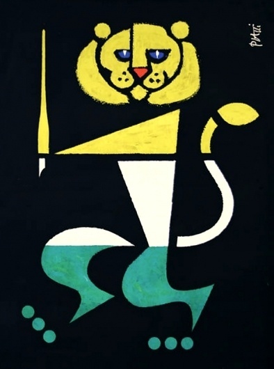 Thurgauer-Celestino-Piatti-1958.jpg (JPEG Image, 590 × 792 pixels) #piatti #illustration #lion