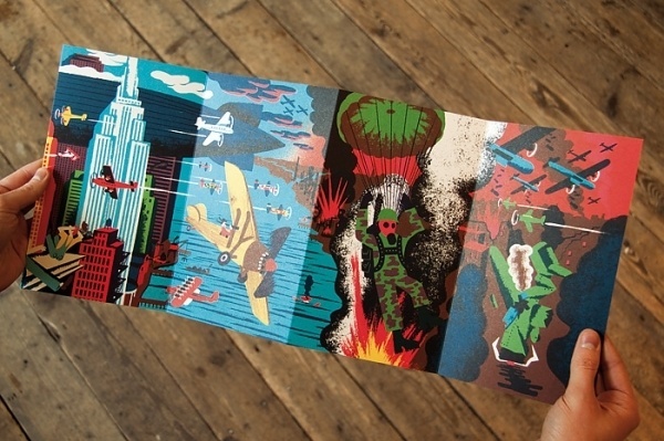 Nobrow – High Times: A History of Aviation #timeline #color #aviation #book #illustration
