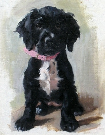 Nicola Jane Philipps (Nicky) | Portrait Commissions #portrait #painting #dog