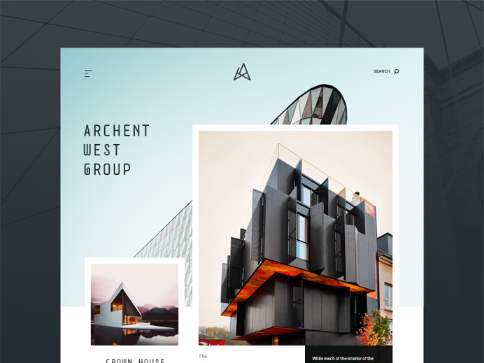 Architecture Website Concept #webdesign #architecture