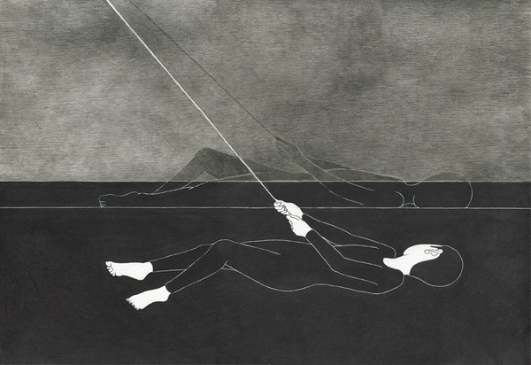 김 대현, Daehyun Kim 무나씨 moonassi #white #black #illustration #painting #and