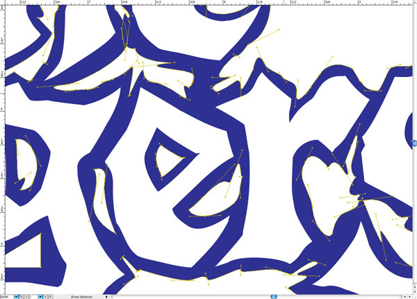 Game Changers Logo Title Detail: Bezier Curves #movie #process #illustrator #paulpants #logo