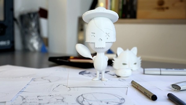 Adobe 3d Printed Toy on Behance #print #kidrobot #munny #adobe #dunny #toy #3d