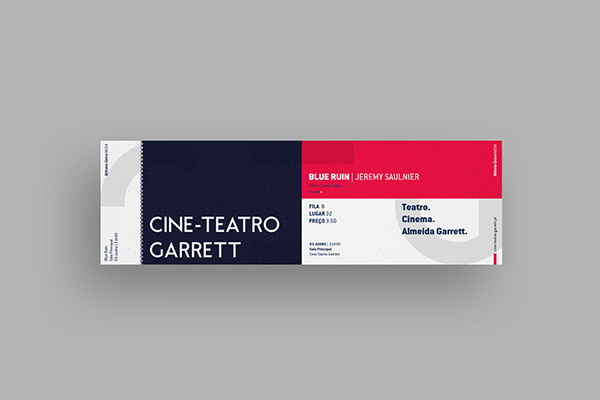 Cine-Teatro Garrett on Behance #branding #festival #pã³voa #varzim #design #maan #de #garrett #porto #almeida