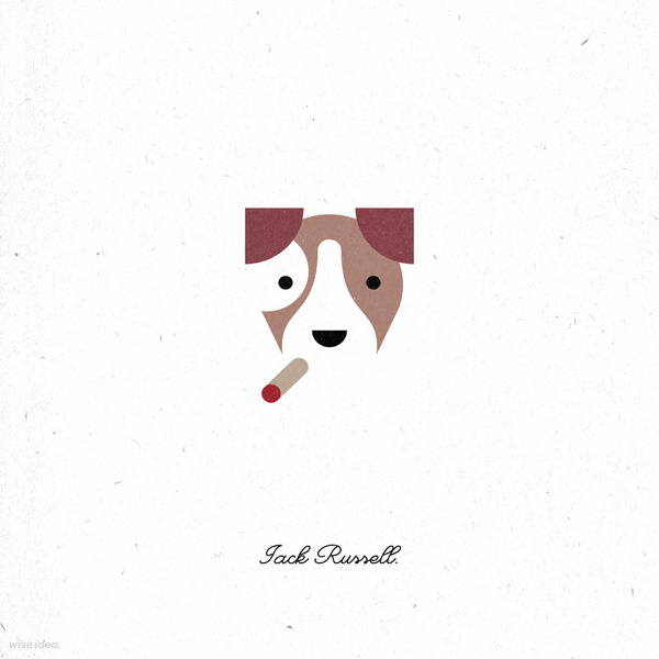 Pedigree: Jack Russell Art Print #illustration #dog #jack russell