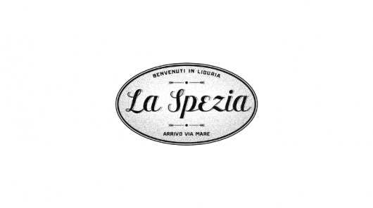 Miscellaneous Logos - Folk Taxonomy #badge #logo #la #spezia #arrow #type
