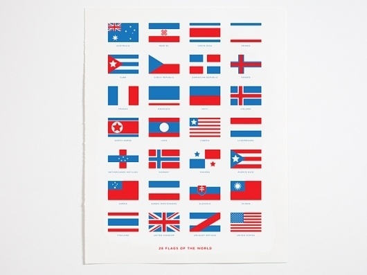 28 Flags of the world - Crispin Finn #flags