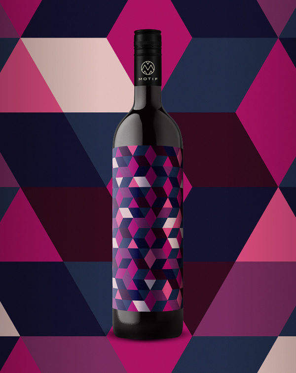 10_17_13_MotifWine_7.jpg #design #packaging #geometric #wine #color #bottle