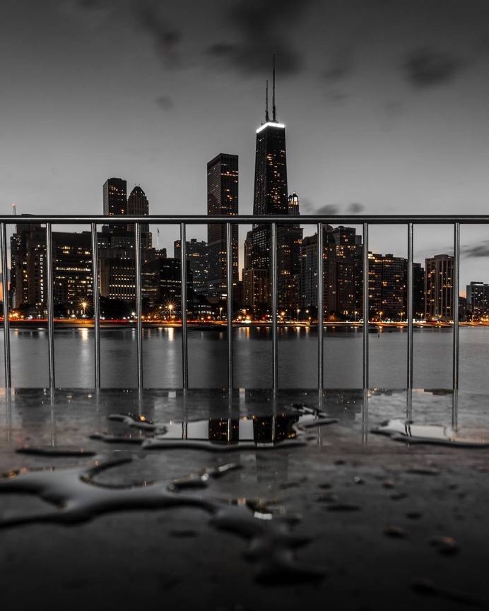 Lanskap Perkotaan Chicago oleh Andres Marin
