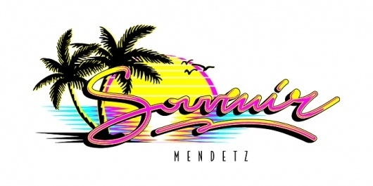 Marcello Buselli #lettering #electronic #mendetz