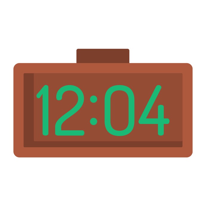 See more icon inspiration related to clock, alarm, time, digital clock, time and date, wake up, alarm clock, electronics, education, digital and timer on Flaticon.