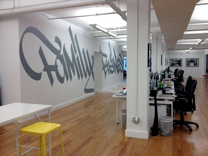 "Family Business" mural by Faust (Team Epiphany, NYC)