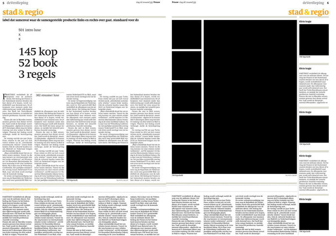 Trouw Newspaper New Themepage design Spread 3 by AngelsWillFallFirst #spread