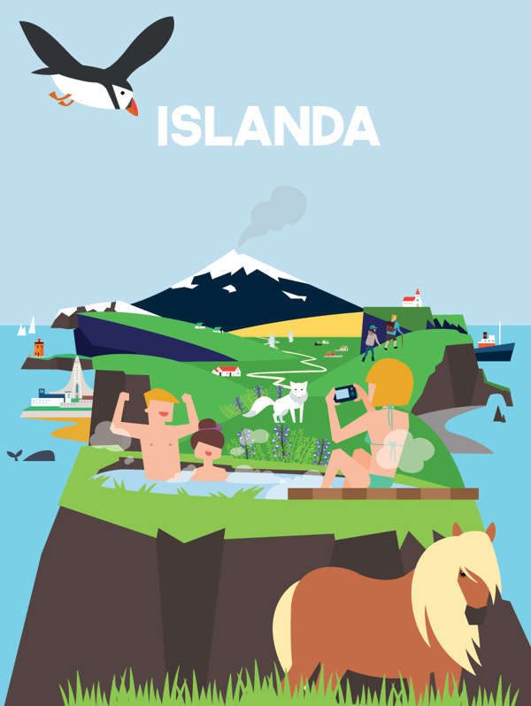Visit Sweden & friends illustrations #sweden #vist #design #illustrations #scandinavia