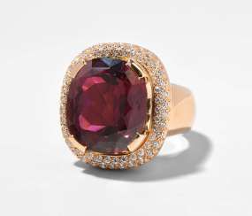 Turmalin-Brillant-Ring