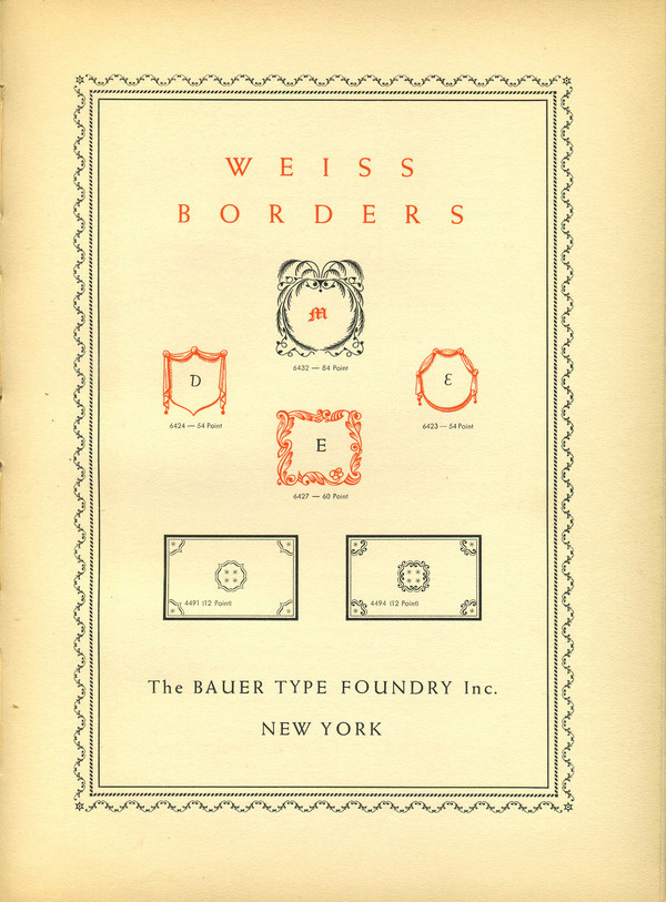 Weiss borders font specimen #type #specimen #typography