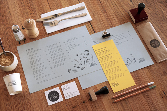 Short Round by MAGDALENA KSIEZAK #bakery #branding