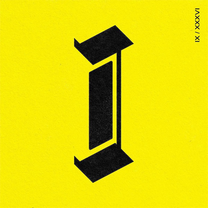 Louise Twizell - Typography - 36 Days of Type - 'I' Design #typography #type #custom #lettering #typedesign #design #36daysoftype #alphabet #gothic #blackletter #modern #yellow #black #typographyi