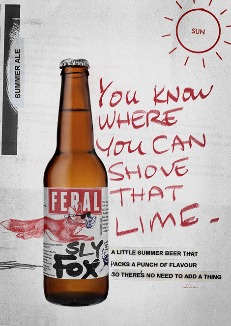 Feral Sly Fox Ad #campaign #beer