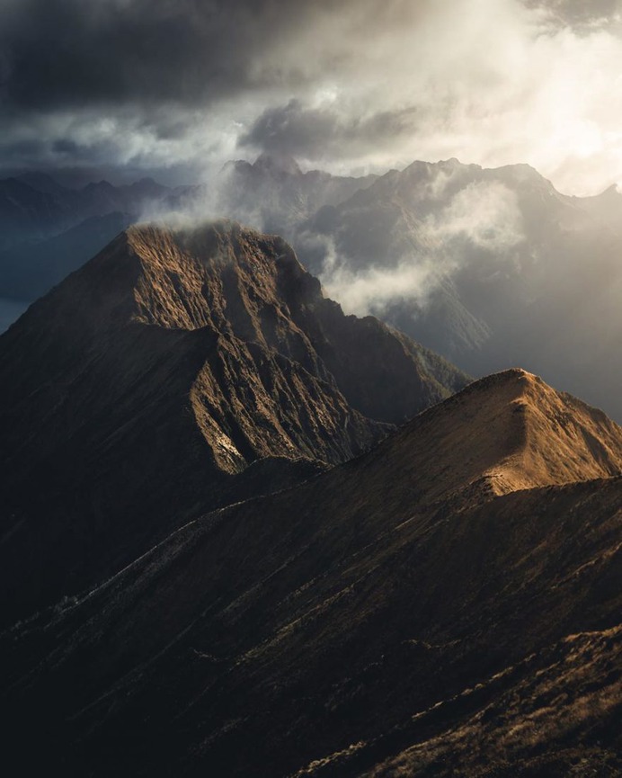 Dynamic and Beautiful Mountains of New Zealand by Phillip Gow