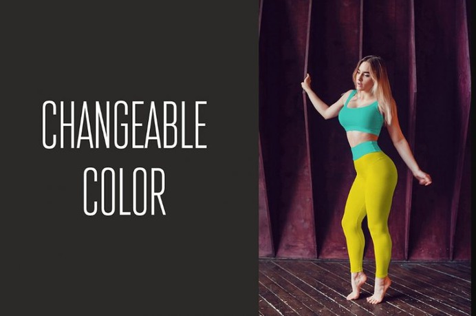 Customizable Leggings Mockup PSD