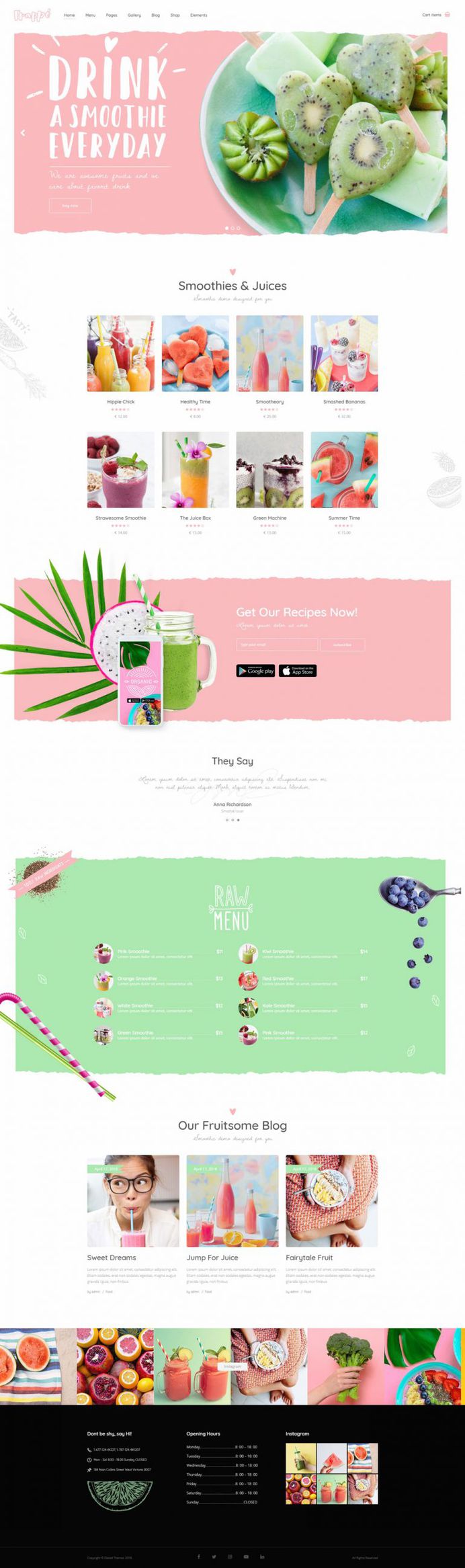Frappé – A Smoothie and Organic Juice Bar