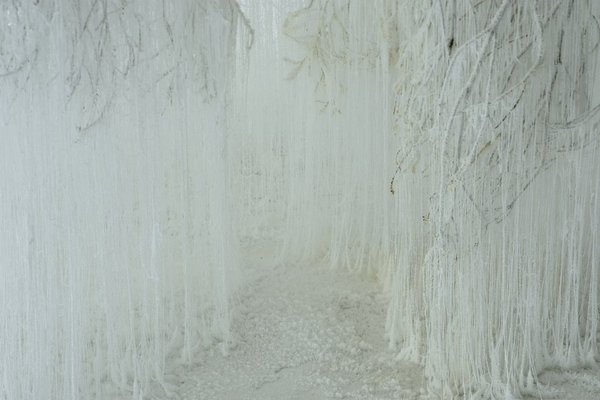CJWHO ™ (vertical emptiness | a crystalized installation of...) #amazing #emptiness #installation #glue #design #art #crystalized #clever #vertical