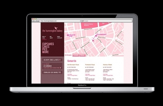 The Hummingbird Bakery – website & eCommerce design on Web Design Served #website #bakery