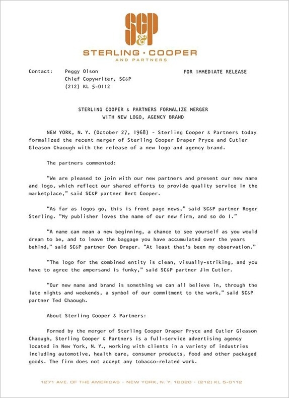Sterling Cooper #madmen #stationery