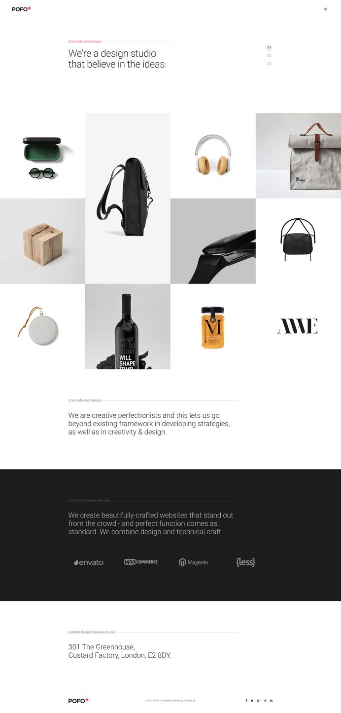 Pofo - #Creative #Portfolio and #Blog #WordPress Theme for #Minimal #Portfolio by #ThemeZaa