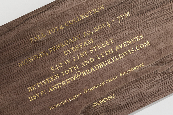 Honor #invite #goldfoil #hightide #honor #deboss #gold #hightidecreative #fashion