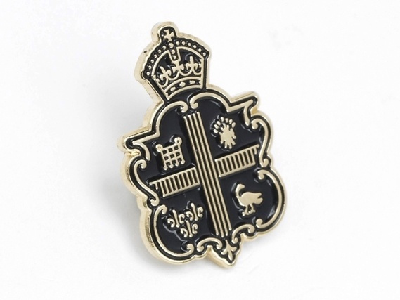 Creative Review - Claridge's rebrand #british #royal #seal #pin #emblem